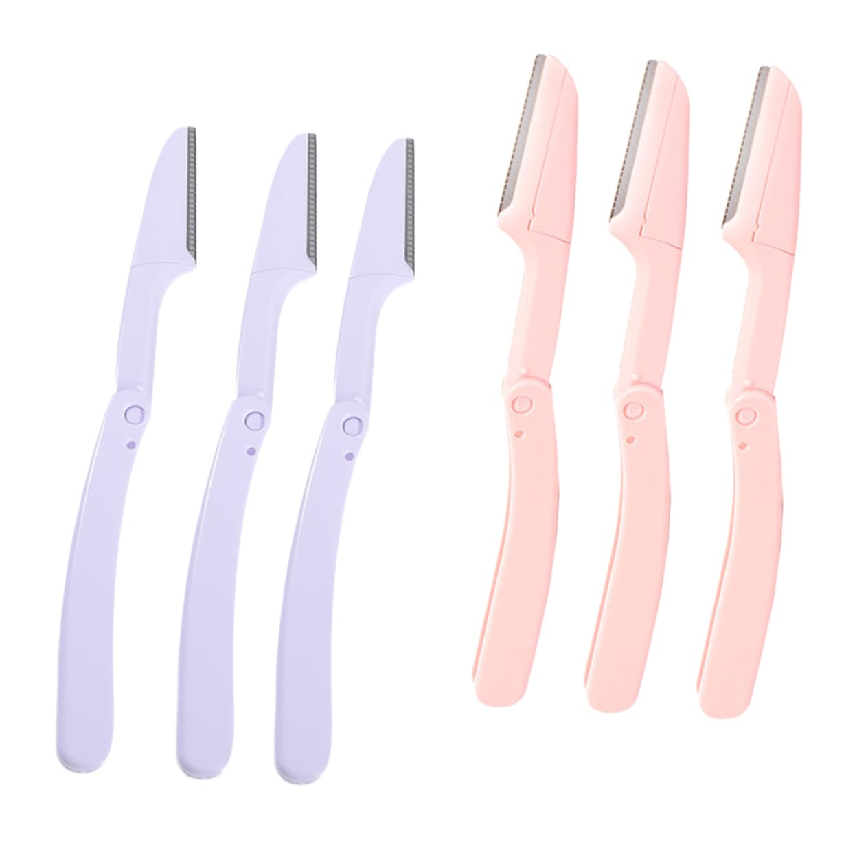 FOMIYES Elegant Eyebrow Razor 6 Pcs Beauty Tool Kit Folding Stylish Durable Perfect for Travel