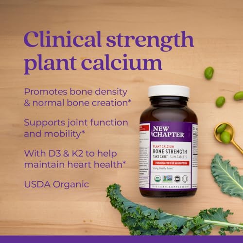 New Chapter Calcium Supplement - Bone Strength Organic Calcium With Magnesium, Vitamin D3+K2 thumb #2