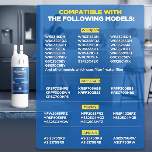 Image of W10295370A Water Filter Replacement Compatible with Whirlpool EDR1RXD1, Everydrop Filter 1, EDR1RXD1B, WHR1RXD1, W10276924, W10291030, 9930 9930P 46-9930 46-9081 9081 P8RFWB2L, 3 Pack