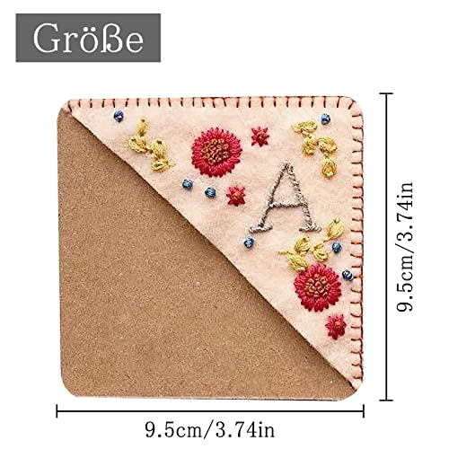 Segnalibri personalizzati ricamati a mano