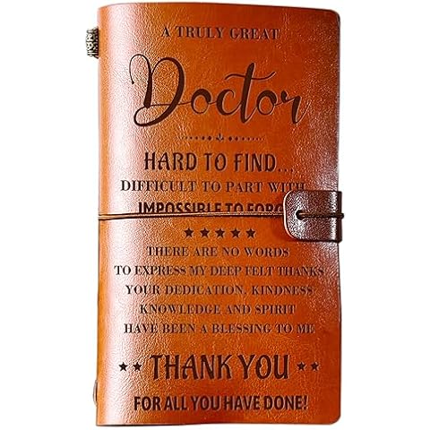 BeauGift Doctor Gifts, Doctor Appreciation Gift for Women Men, Birthday Gifts for Doctors, Retirement Gifts for Doctor, 140 Page Refillable Journal Christmas Thank You Gifts for Doctor Cover