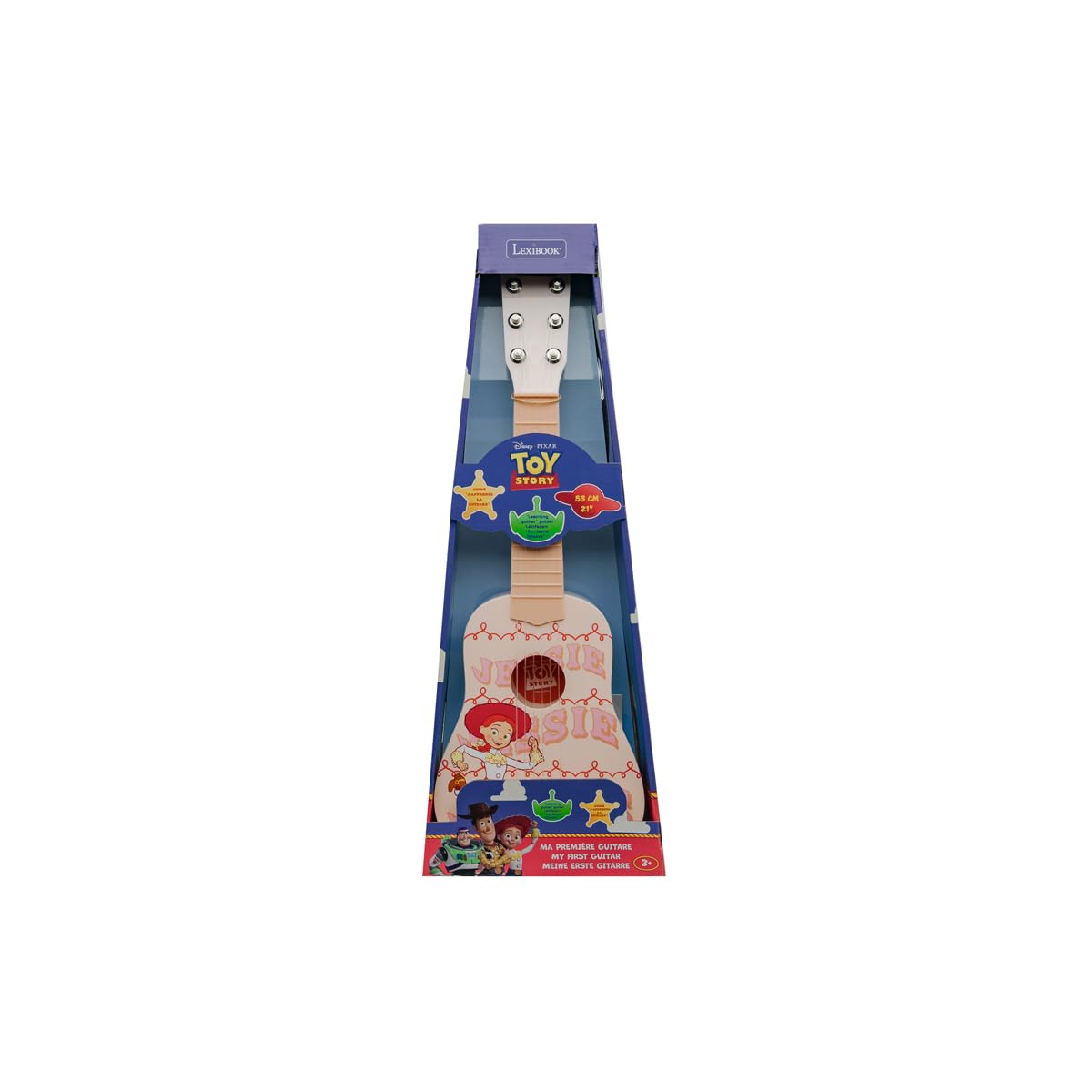 Lexibook, Toy Story Guitare Jessie, K200TSG | 53cm guitare, 6 cordes en nylon, accordable, guide d'apprentissage inclus