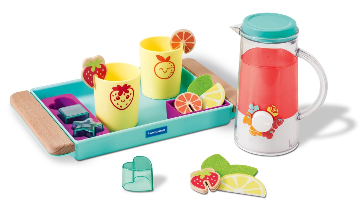 Ravensburger Play + - Set d'activités : Mon Premier Service à Boissons - Jouet bébé dès 18 Mois- Version française - 34068