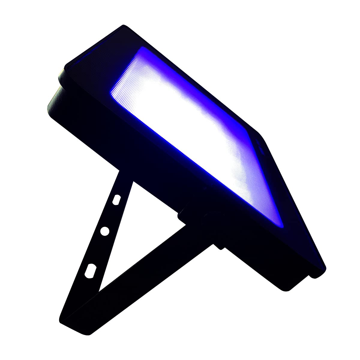 G.W.S® 50W Infinity Black Casing Outdoor IP65 Waterproof LED Floodlight Energy Saving Security Light Purple Colour