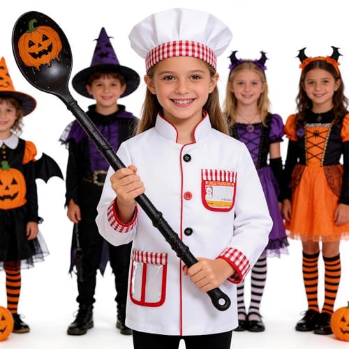 Disfraz de chef para niñas de 5 a 7 años miniatura 7