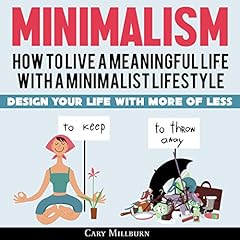 『Minimalism: How to Live a Meaningful Life with a Minimalist Lifestyle』のカバーアート