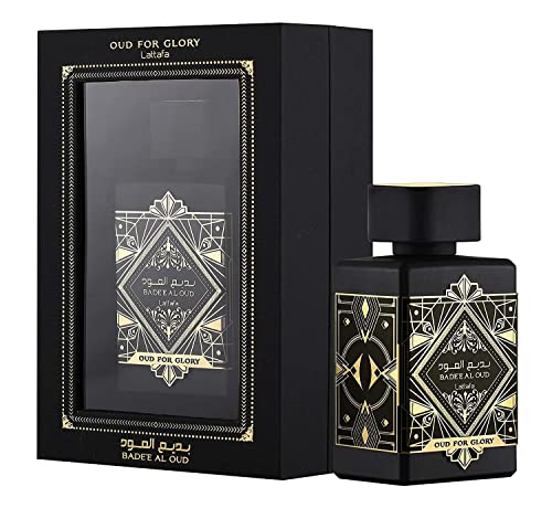 Bade’e Al Oud for Glory EDP – Eau de Parfum 100ml(3.4 oz) | Agarwood, Patchouli, Blend of Spicy Pepper & Classic | by Lattafa Perfumes (Bade’e Al Oud for Glory)