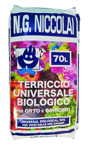 20 - 50 - 80 LITRI NG NICCOLAI TERRICCIO BIO UNIVERSALE DI QUALITA\' VARI LITRAGGI (70 LITRI)