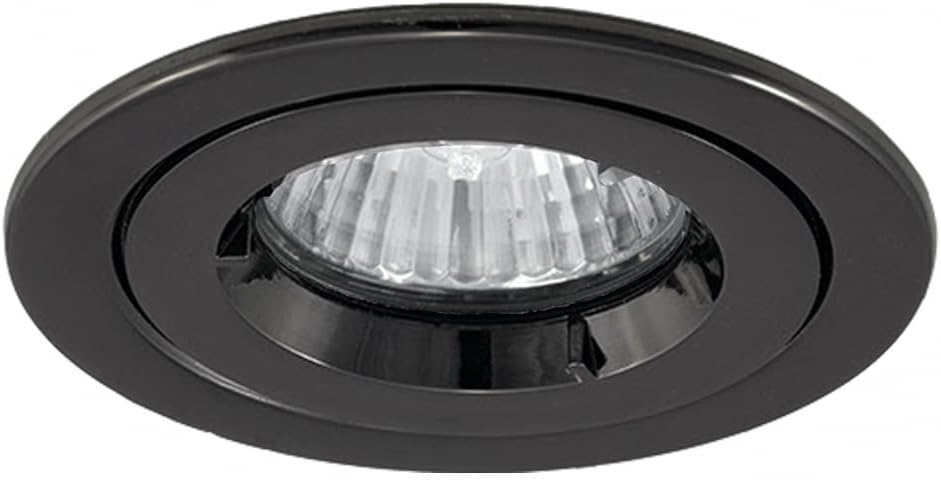 Ansell Twistlock GU10/MR16 Brushed Black Chrome Downlight
