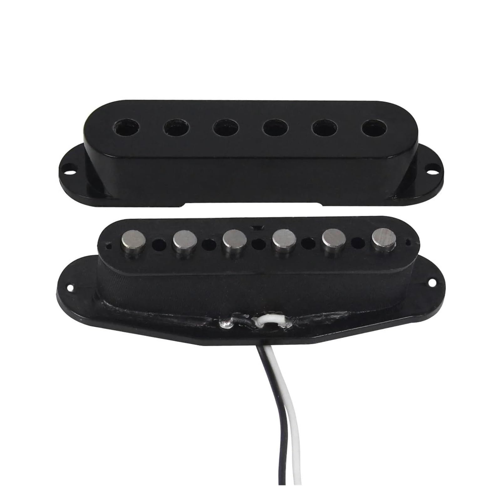 3 Platten Retro Alnico 5 Single Coil Tonabnehmer Bk 50/52 Mm Für E Gitarren