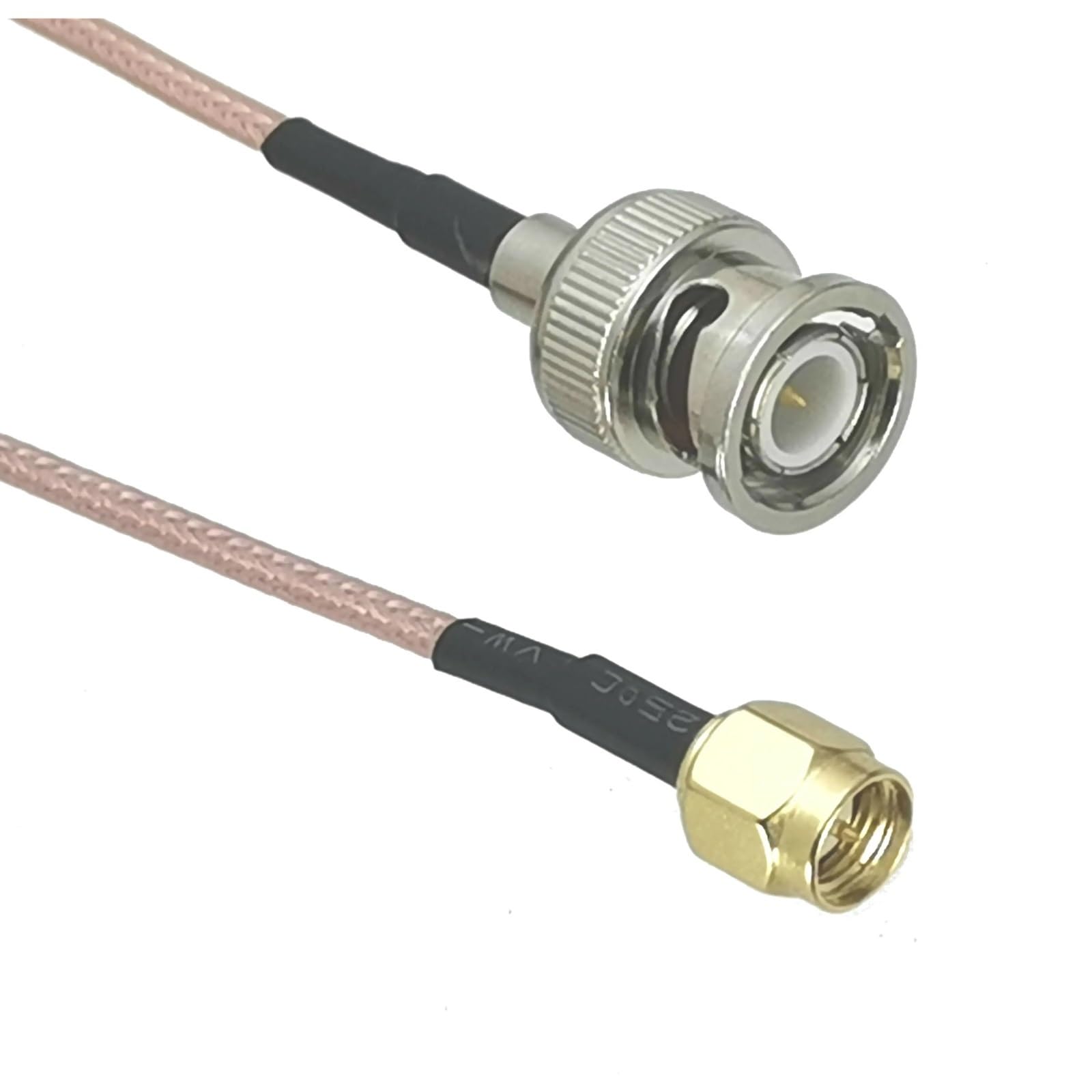 1-10M RG316 kabel BNC wtyczka męska do złącza zaciskowego SMA zacisk przewodu RF Jumper Pigtails proste (8 m)