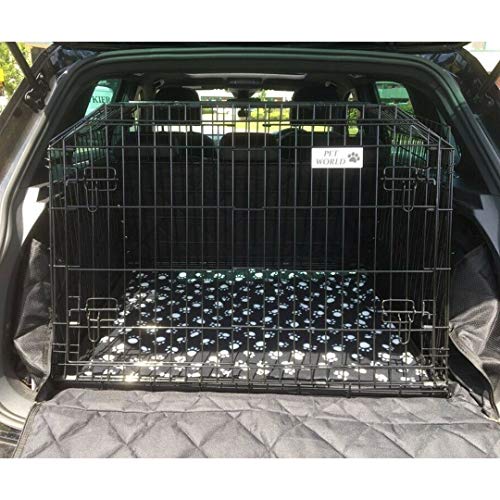 Double Pet World FORD KUGA CAR DOG CAGE BOOT TRAVEL CRATE Automotive