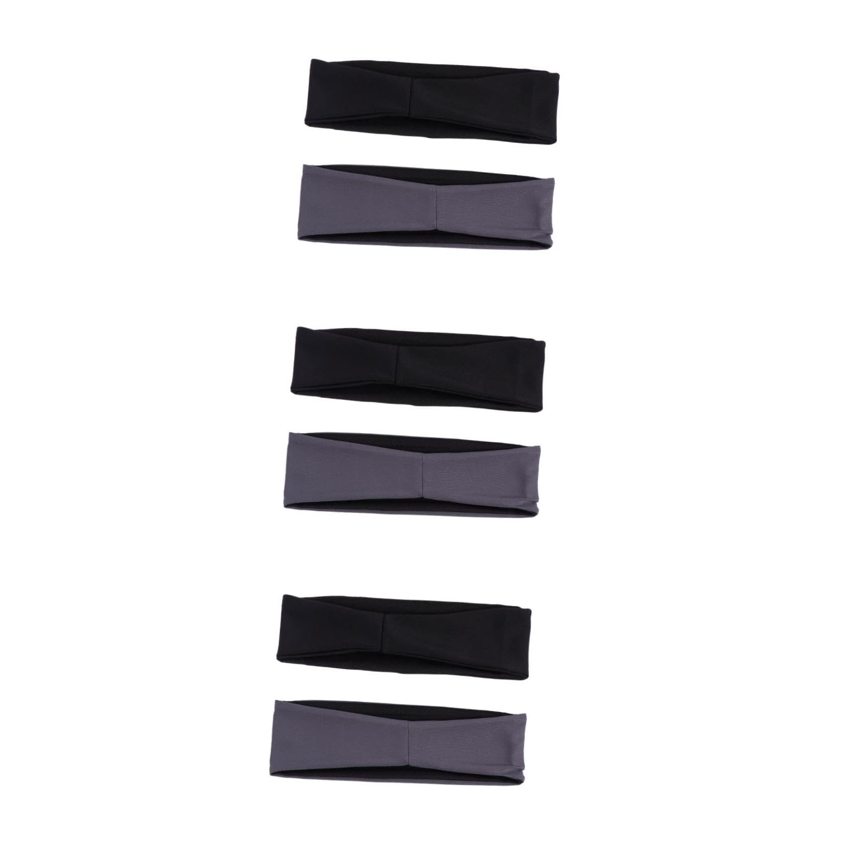 Toyvian Conjunto De Diademas Deportivas Elásticas Transpirables Accesorio Yoga Running Y Actividades Negro