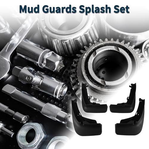 Image of Mud Flaps Splash Guards for Volkswagen Touareg 2019-2023 W /Mount Accessories Mud Guards Front and Rear 1 Set
