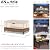 ANartcle Outdoor Patio Coffee Table Cover, 600D Waterproof Heavy Duty Outdoor Table Cover,Rectangular Patio Side Table Cover,Patio Furniture Covers,48 x 28 x 16 inch,Beige&brown.