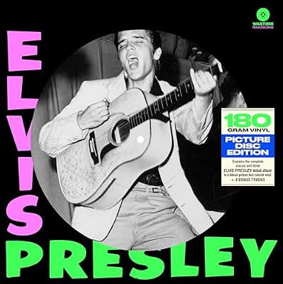 Portada del vinilo Debut Album de Elvis Presley (picture disc, edición limitada)