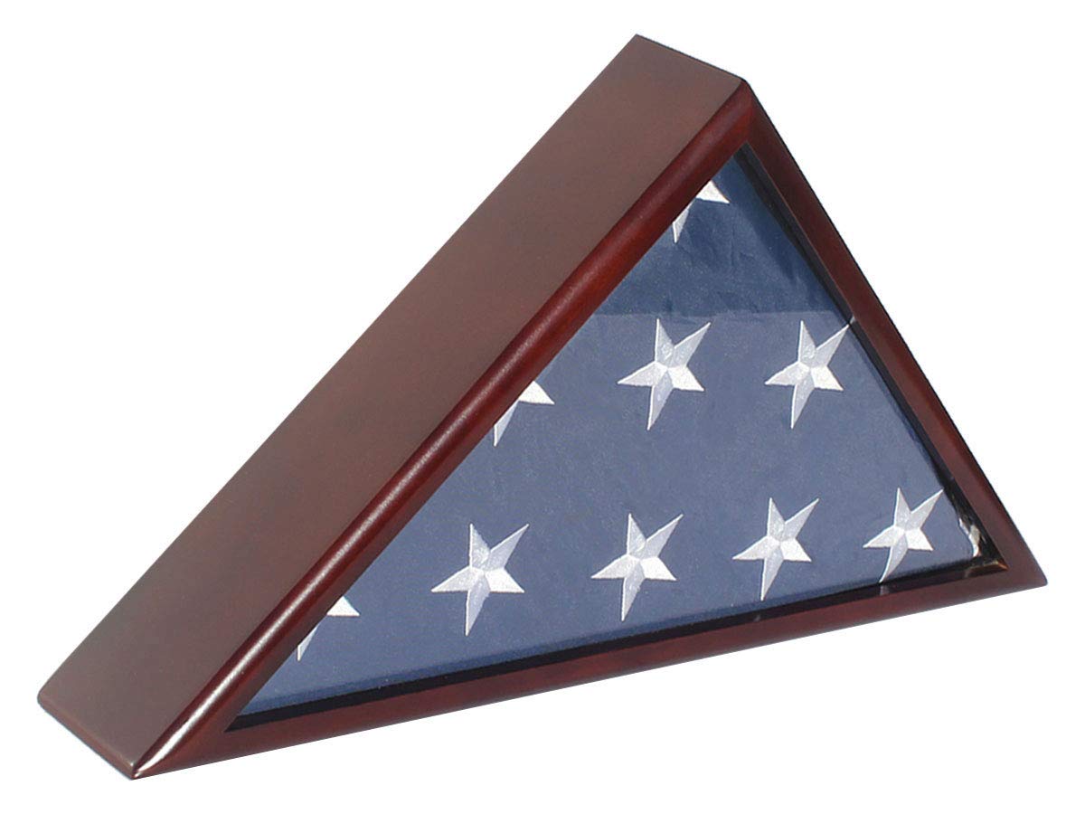 DisplayGifts? United States Navy Flag Display Case Box, Burial Funeral Memorial FC69-NAVY