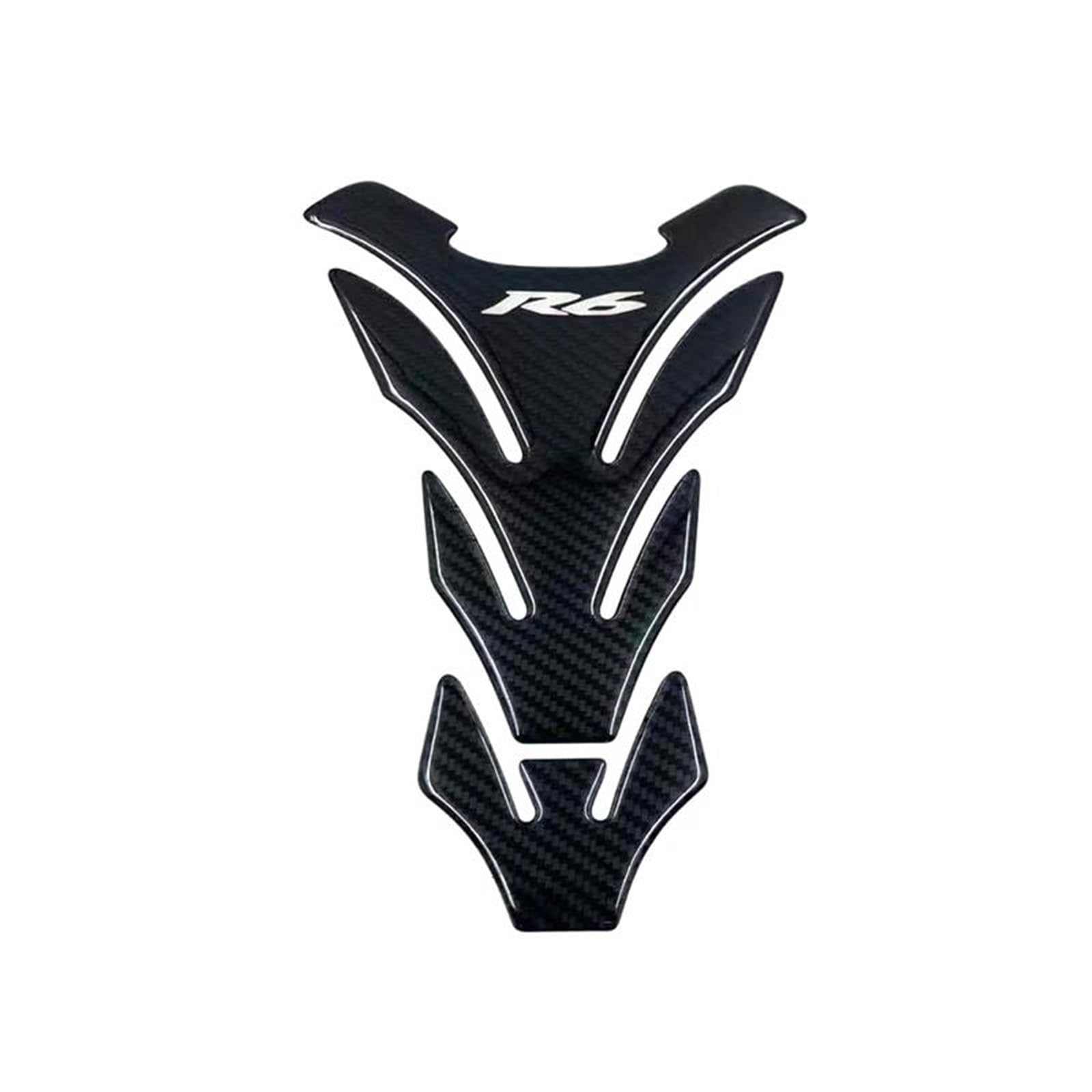 Motorcycle Stickers Carbon Fiber Tank Pads Protective Stickers Tank Pads Decals for Yamaha YZF600 YZF-R6 R6S(Style 7)