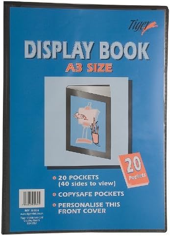 Tiger Presentation Display Book A3 20 Pockets