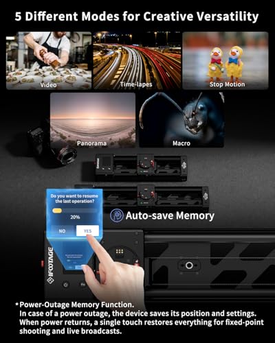 Image of iFootage Shark Slider Nano II 860,Motorized Camera Slider,Video Rail