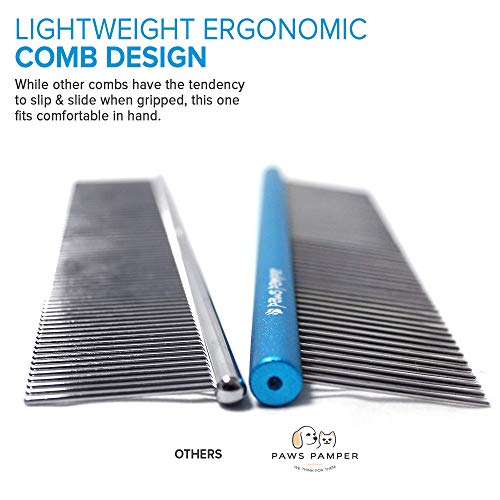 Paws Pamper Professional Greyhound Comb For Dogs And Cats #TOP3