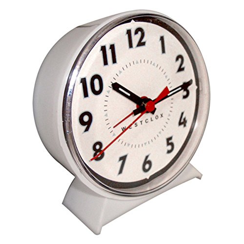 Nyl Holdings Westclox Keywound White Alarm Clock