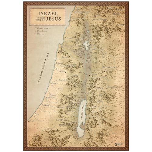 Israel in Time of Jesus Bible Poster - Holy Land