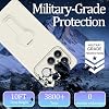 Compatible con Xiaomi Poco F8 Ultra Funda con Soporte, Fundas Delgadas con Protección Completa de Lente de Cámara, Funda de Silicona para Xiaomi Poco F8 Ultra con Cordón de Muñeca (Beige) 8