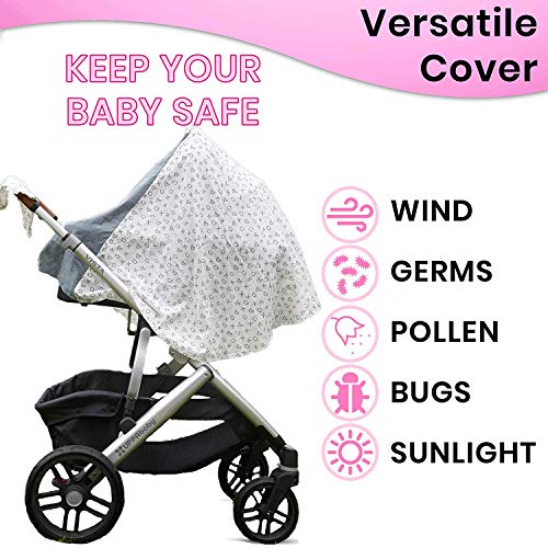 Image of Nursing Breastfeeding Apron /Shawl /Scarf /Cloth /Cloak Cover for Mother Baby Infant,Large-100 x 72 cm