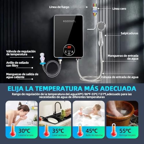 Opiniones de Calentador Electrico Instantaneo - los más vendidos. 27 Imagen adicional