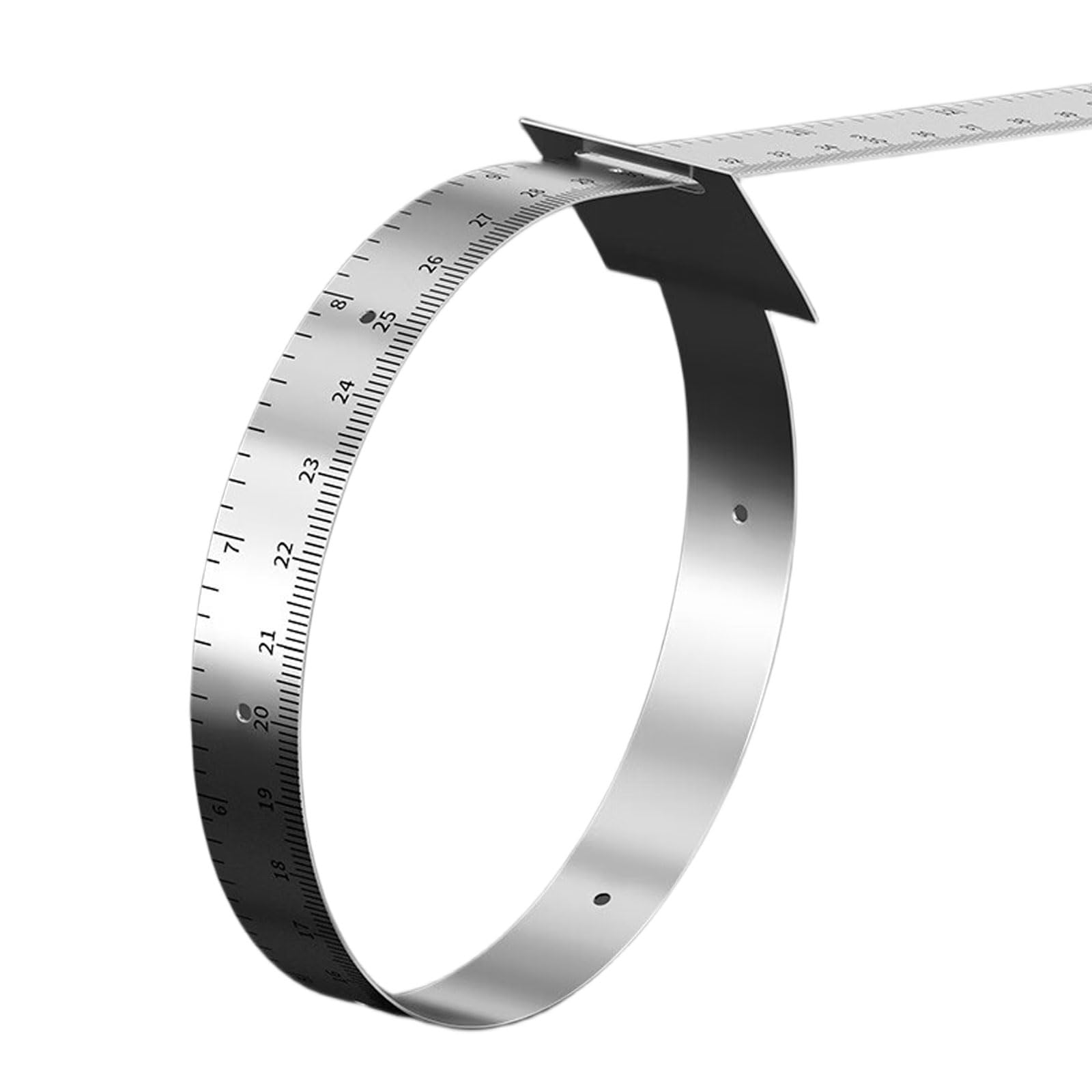 Rustproof Stainless Steel Diameter Tape Extra Thick Circumference Ruler with Easy to Read Scale for Various Applications Rustproof Steel Accuracy Ratio Tape