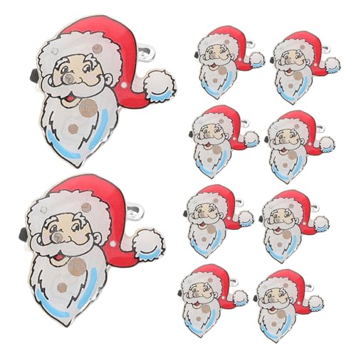Badge de Noël lumineux pour accessoiriser une tenue de fête entre amis