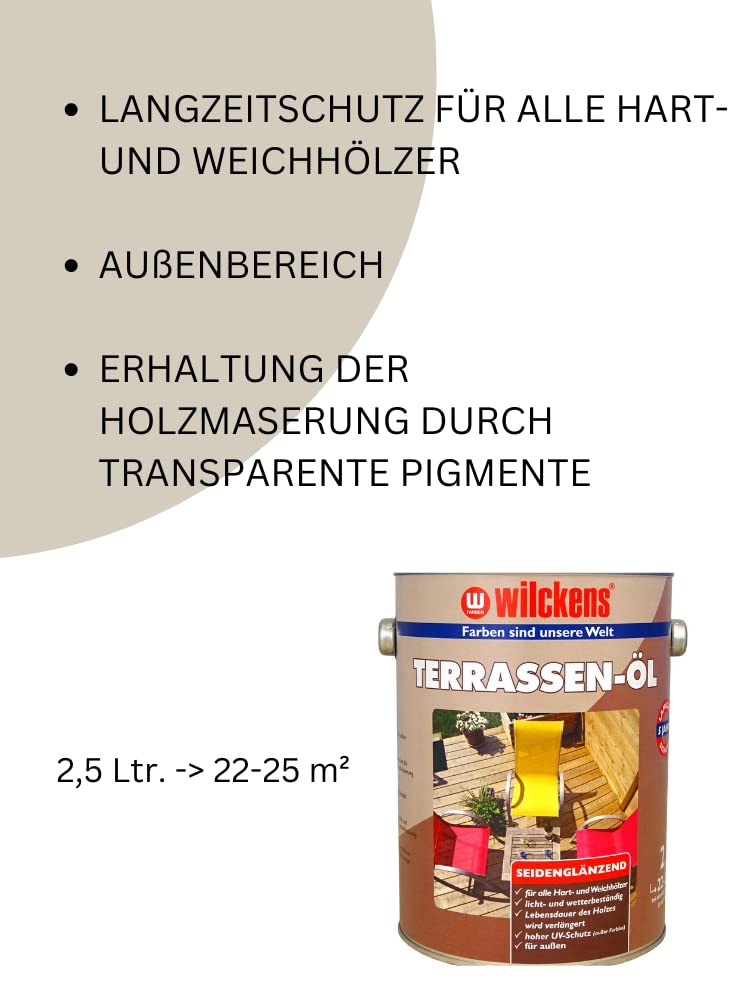 Wilckens Terrassen-Öl, 2,5 l, Douglasie