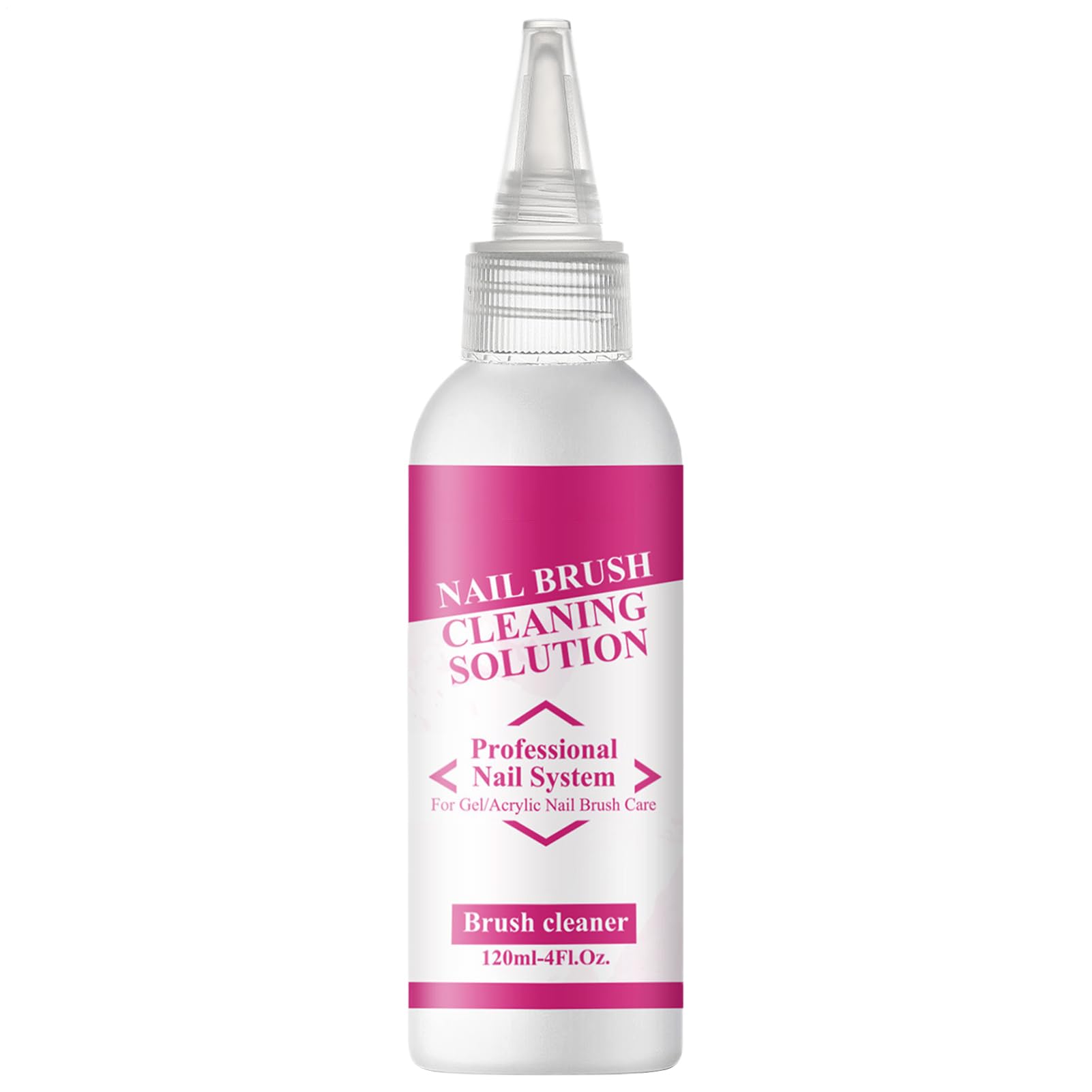 Slip Solution, Nail Brush Cleaner, Gel Remover Liquid, 120ml Manicure Aid, Salon-Grade Formula, Easy Nail Prep Tool, with Gentle Finish for Home Workplace Professionals Use