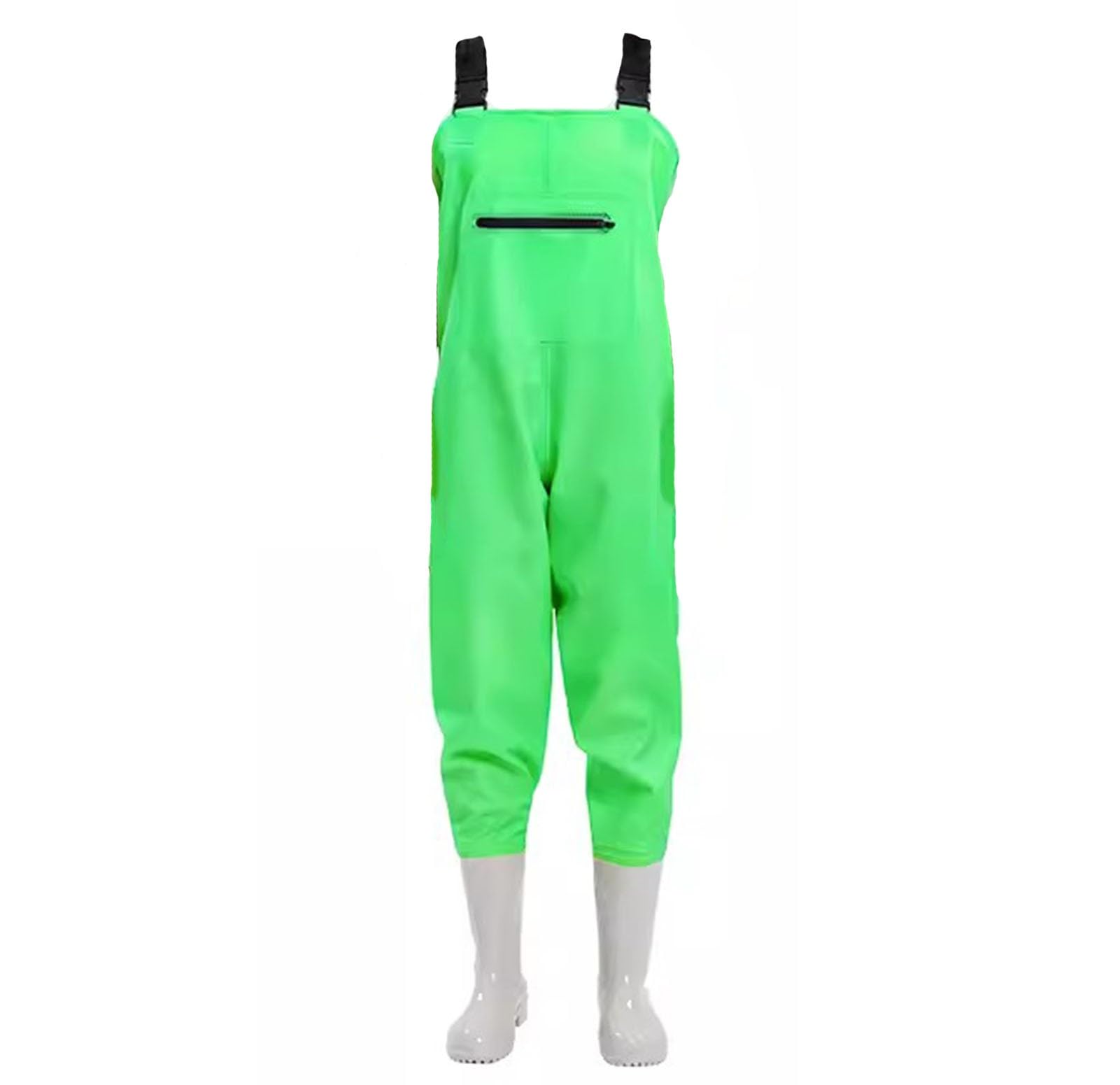 Fishing Waders, PVC Hip Waders Multicolor Sizes 4.5-7(Green,6)