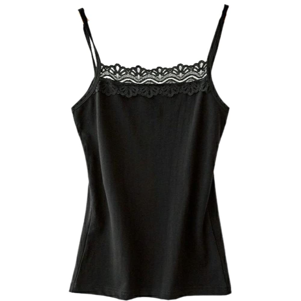 Plus Nao Camisole, Sleeveless, Women's, Innerwear, Underwear, Plain, Lace, Available in Large Sizes, Stylish, Cute, Simple