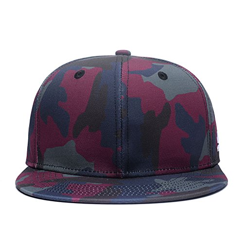 Image of Quanhaigou Snapback Hat for Men Women,Hip Hop Style Colorful Flat Bill Hats Teens Adjustable Baseball Cap