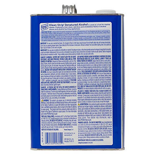 KLEAN-STRIP GSL26 Denatured Alcohol, 1-Gallon