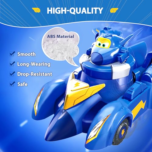 Super Wings Jerome 5 vehículos de carreras para niños miniatura 5