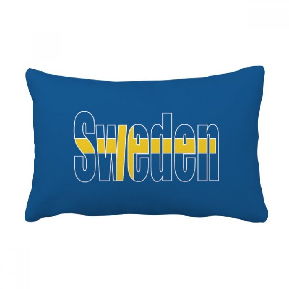 Coussin décoratif drapeau pays en suède idée cadeau originale maison