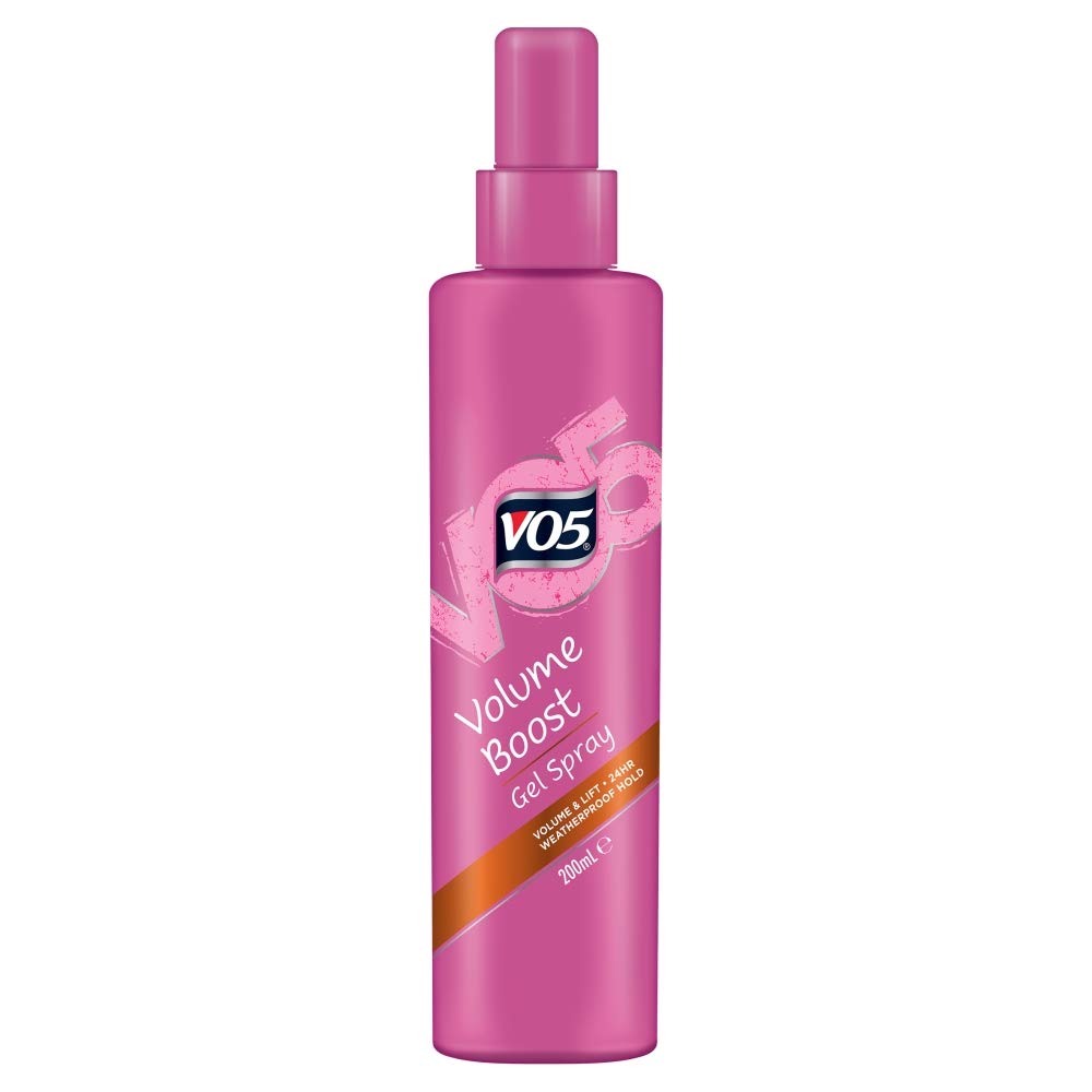 Alberto VO5 Volume Boost 24-Hour Humidity Protection Gel Spray for All-Day Hold 200ml
