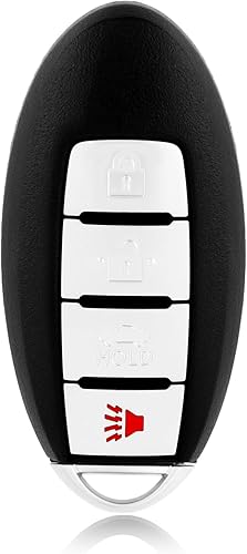 Control remoto de entrada sin llave CWTWB1U840 315MHz 4 botones de repuesto para Nissan Sentra Versa Leaf 2013 - 2019