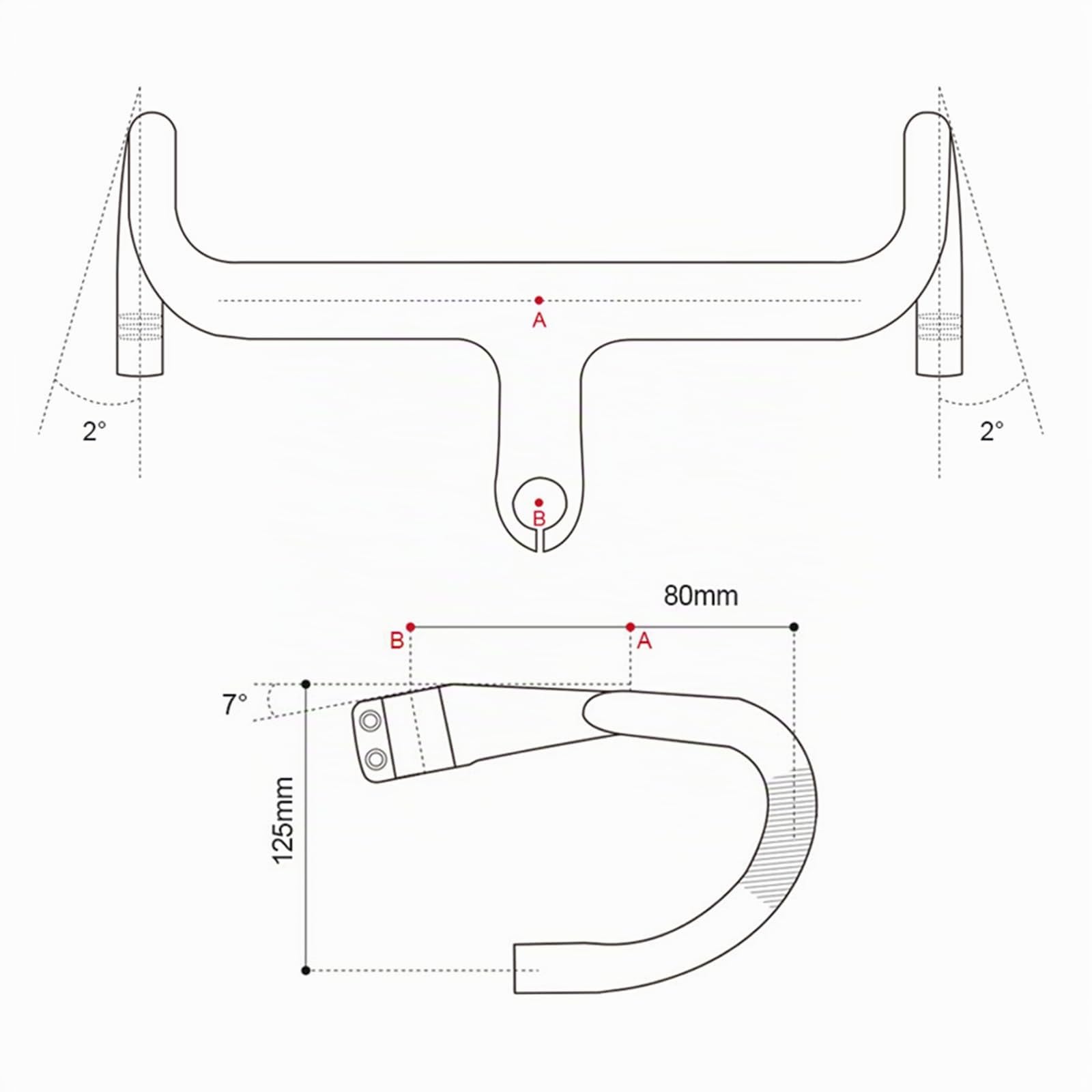 RXL SL guidon en carbonne velo de route 31.8/28.6mm intégré guidon vélo route carbone routage interne UD mat guidon course carbon 440 * 120mm