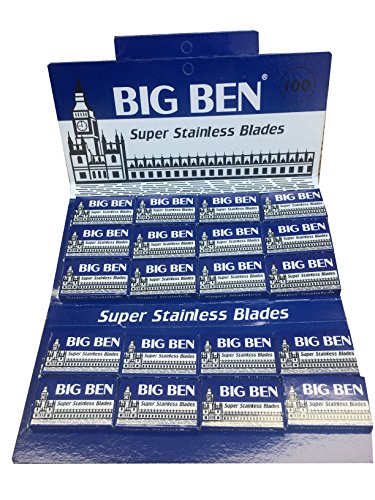 100 BIG BEN Super Stainless double edge razor blades image 3
