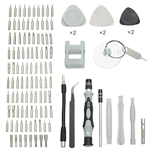 Image of HPMAISON 115 in 1 Precision Screwdriver Set, Magnetic Mini Screwdriver Set DIY Hand Work Repair Tools Kit for iPhone, Laptop, PC, Watch, Glasses and Other Electronics, Small Screwdriver Kit with Case