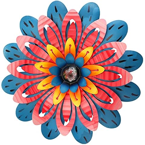 LITIALLY Outdoor Metal Flower Wall Art Cover