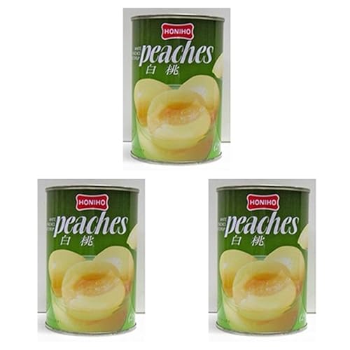 宝幸 白桃 国内加工 Mサイズ 4号缶×3缶 常温(まとめ買い) (Vandroロゴ付包装・INDEXBOX)