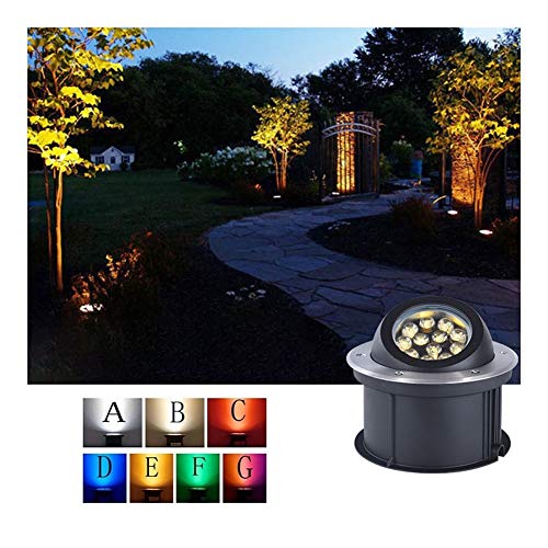 Angle d'éclairage extérieur LED spot orientable 12W étanche pour luminaire de sol - 2