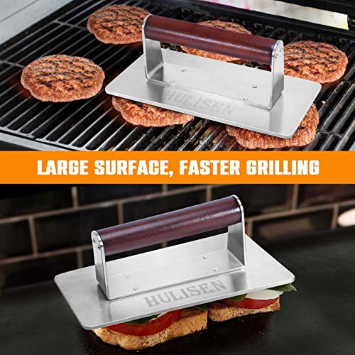 HULISEN Heavy Duty Stainless Steel Bacon Press #TOP22