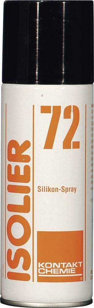 Kontakt-Chemie Silikonölspray ISOLIER 72 – 200 Ml, Hochisolierend, Wasserfest Und Kriechfähig